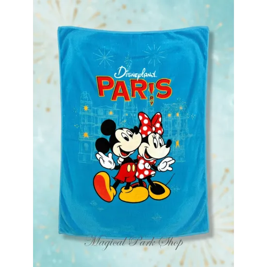 Disneyland Paris Beach Towel Mickey & Minnie – 100% Cotton