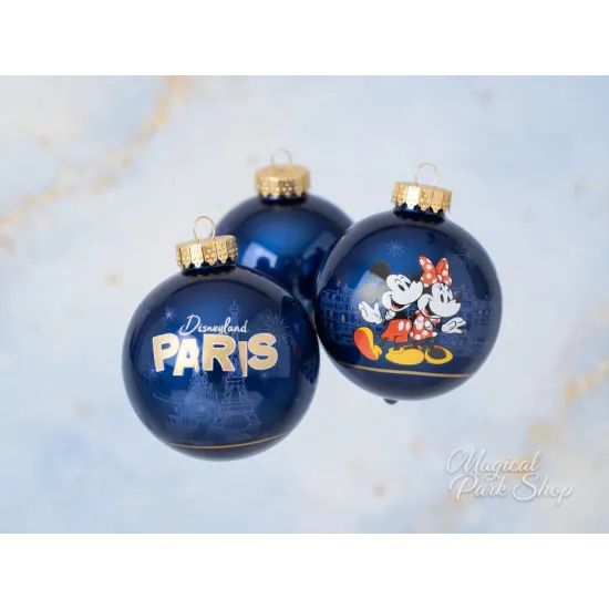 Christmas Ball Disneyland Paris Mickey & Minnie – Disney Tree Decoration