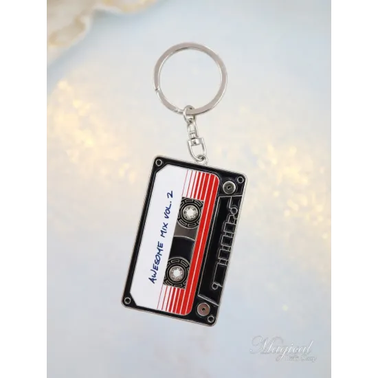 Llavero de cassette Awesome Mix Vol.2 Guardianes de la galaxia – Estilo retro Disneyland Paris