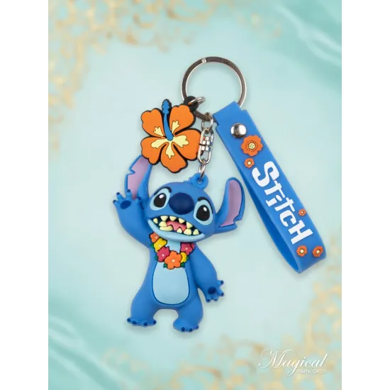 Porte-clé Disney avec bracelet silicone – Modèle au choix-Disneyland Paris