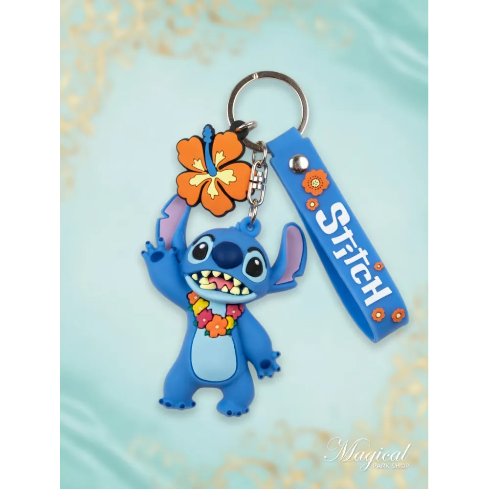 Porte-clé Disney avec bracelet silicone – Modèle au choix-Disneyland Paris