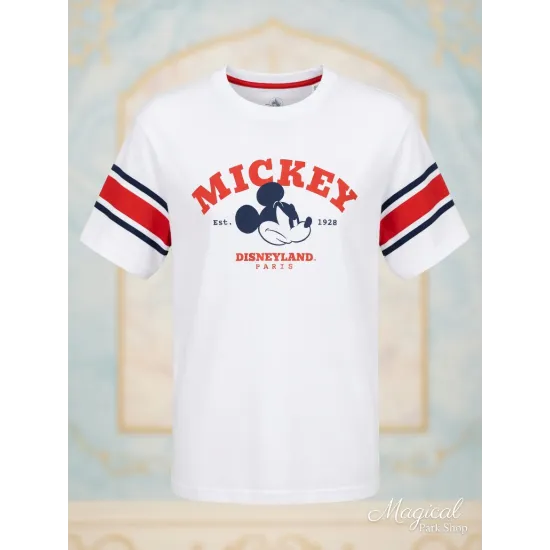 T-shirt adulte Disney rétro – Goofy, Pluto, Donald, Mickey Disneyland Paris