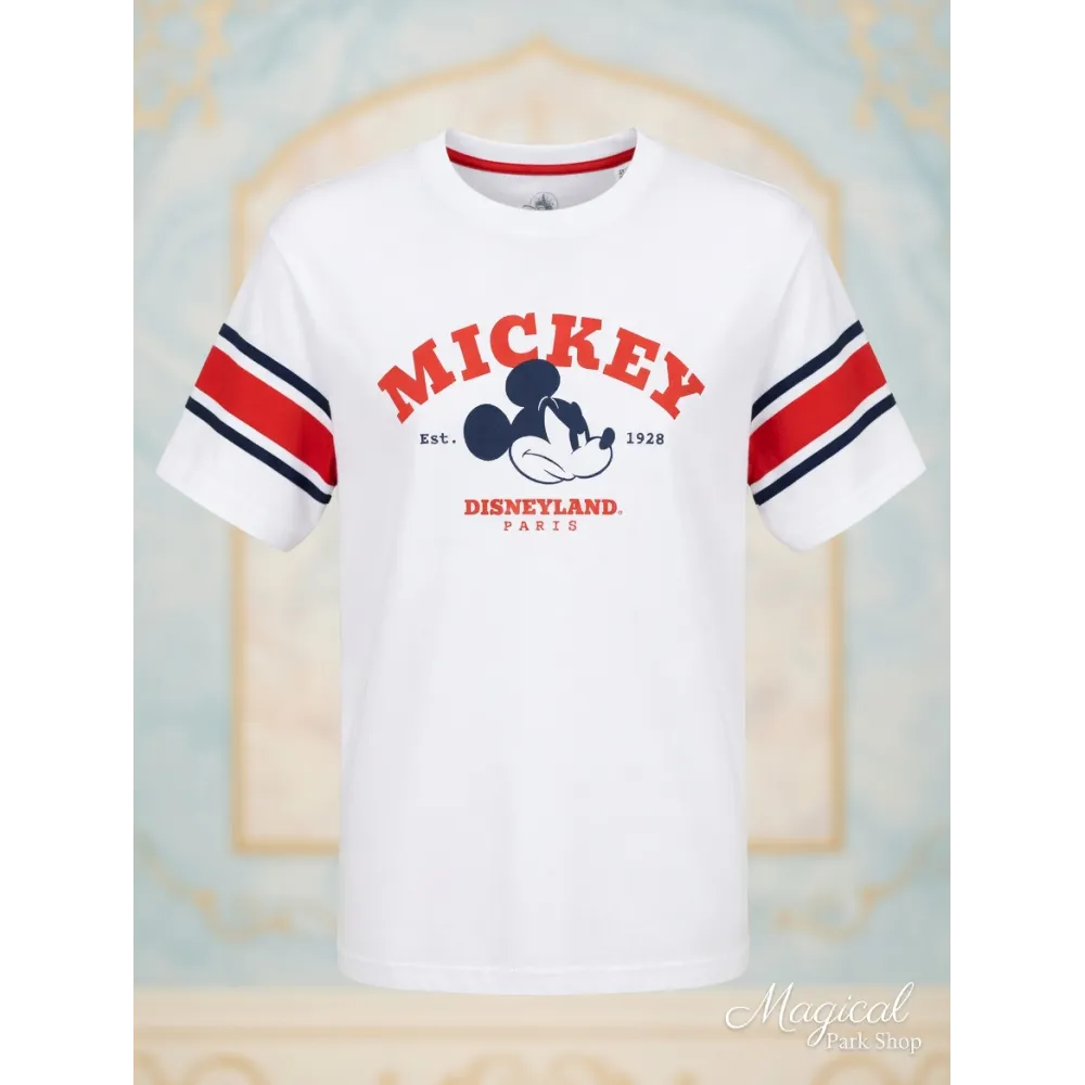 T-shirt adulte Disney rétro – Goofy, Pluto, Donald, Mickey Disneyland Paris