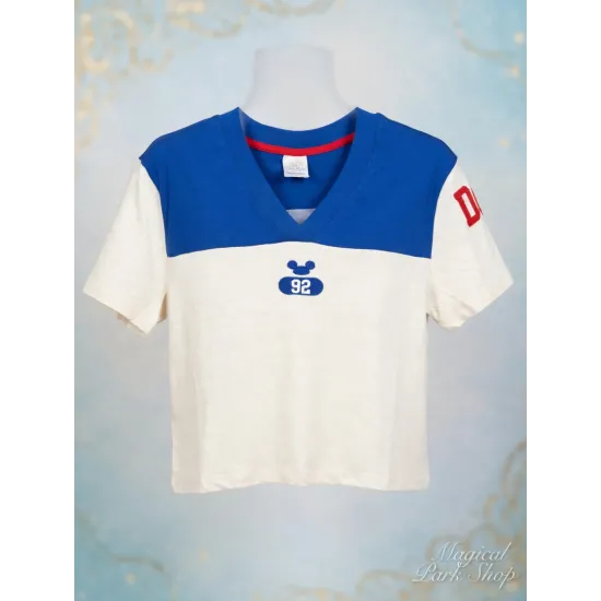 Disney Crop-T-Shirt für Erwachsene 92 – Varsity-Style Disneyland Paris