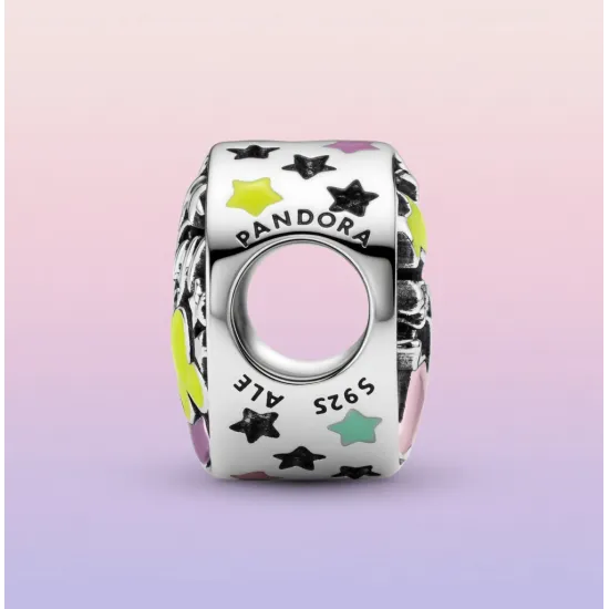 Charm Pandora Disney castillo y globos Mickey – Happy Place plata Disneyland Paris