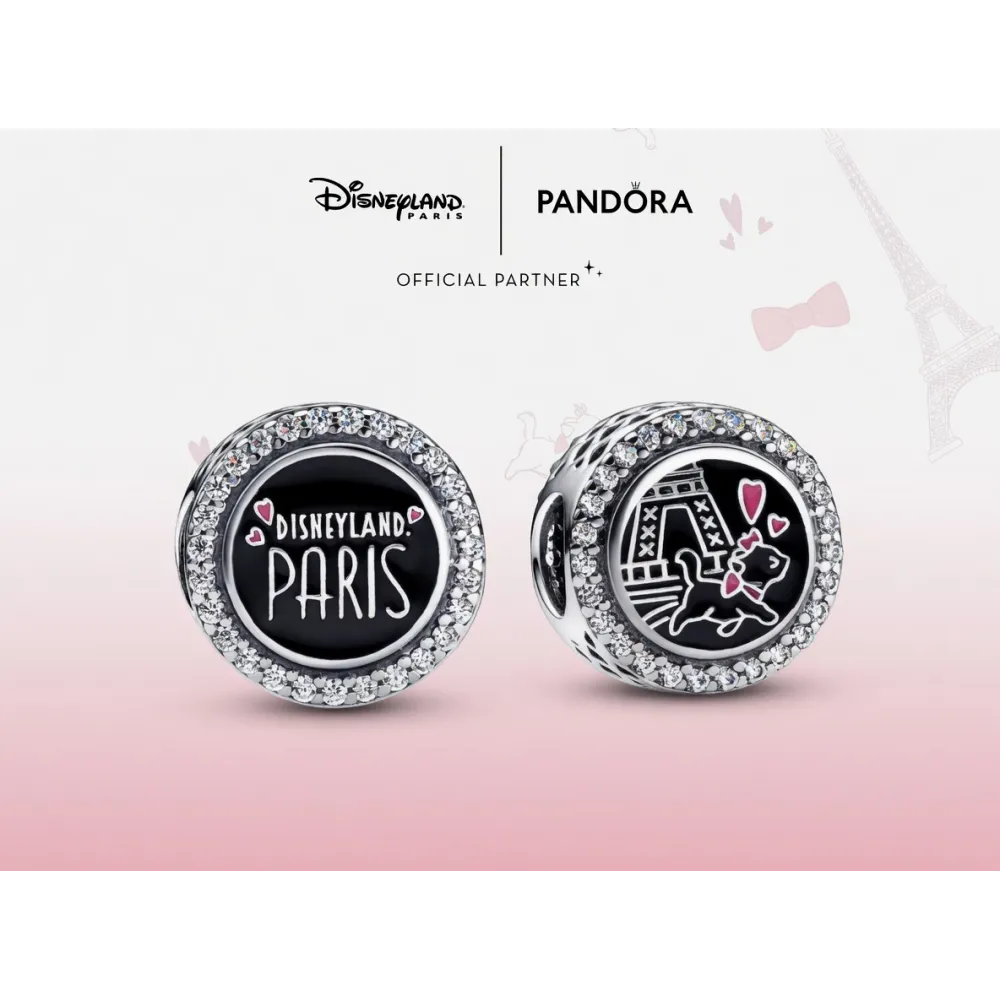 Charm Pandora Disneyland Paris – Marie à Paris - Exclu Disneyland Paris