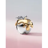 Pandora Charm Giftapfel gold mit synthetischen Diamanten