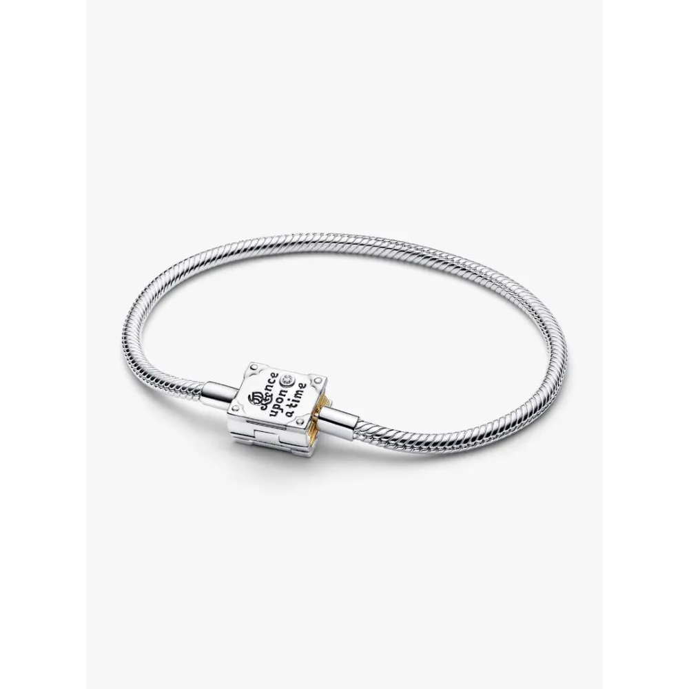 Bracelet Pandora Disney Once Upon a Time argent avec fermoir livre