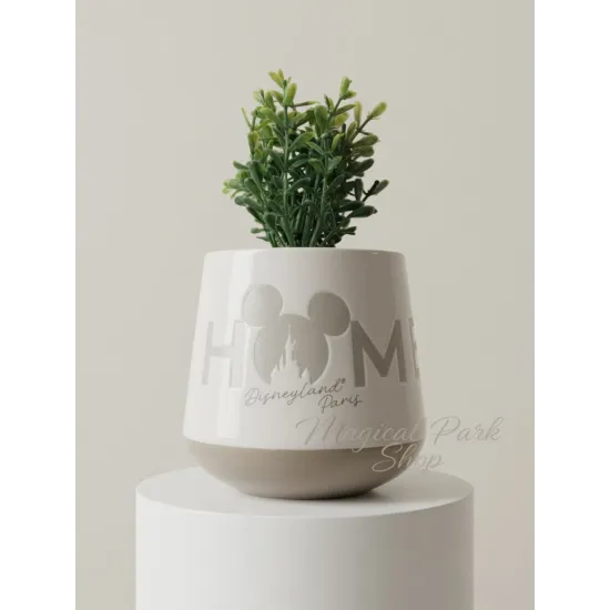 Disneyland Paris Home ceramic cache pot with decorative plant Disneyland Paris
