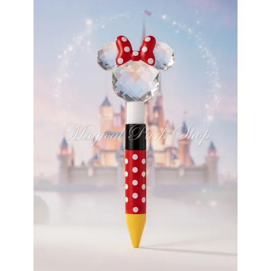 Disney Kugelschreiber Mickey und Minnie leuchtende Kristallohren Disneyland Paris
