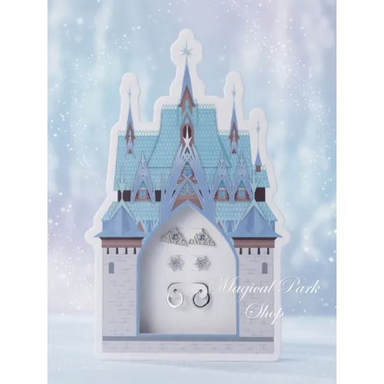 Set boucles d’oreilles Château Frozen Disneyland Paris