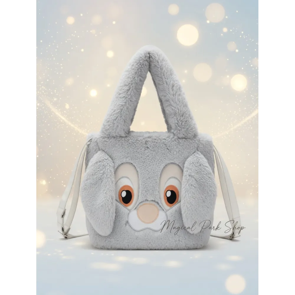 Panpan Disney plush grey ultra-soft tote bag Disneyland Paris