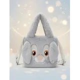 Panpan Disney plush grey ultra-soft tote bag Disneyland Paris