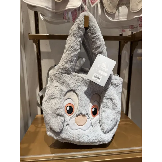 Tote Bag Panpan Disney Plüsch grau ultrahübsch Disneyland Paris