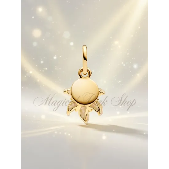 Charm Pandora Magische Blume Rapunzel glow in the dark Disney