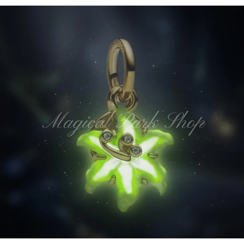 Charm Pandora Magische Blume Rapunzel glow in the dark Disney