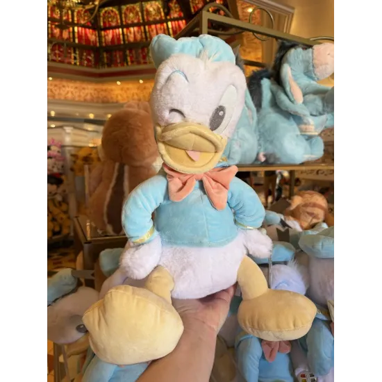 Peluche Donald Duck pastel – Doudou doux et authentique Disneyland Paris