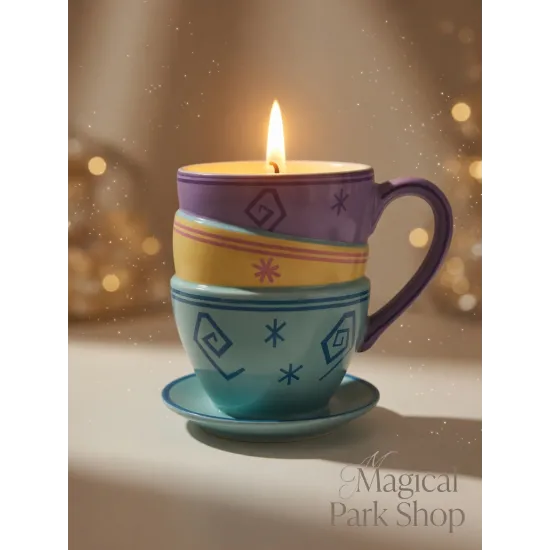 Bougie Tasse Disney Alice – Parfum Chai Latte Épicé- Disneyland Paris