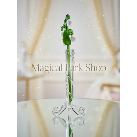 Muguet Arribas Disney with Vase – Blown Glass Figurine Lucky Charm