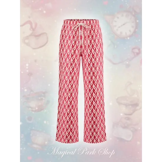 Disney Mickey Blumenhose cremefarbene Damen Trend-Disneyland Paris