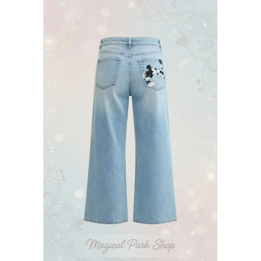 Gerade geschnittene Jeans mit Mickey Mouse™-Print Desigual & Disney