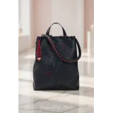 Disney x Desigual Rucksack Mickey schwarz mit Herzen