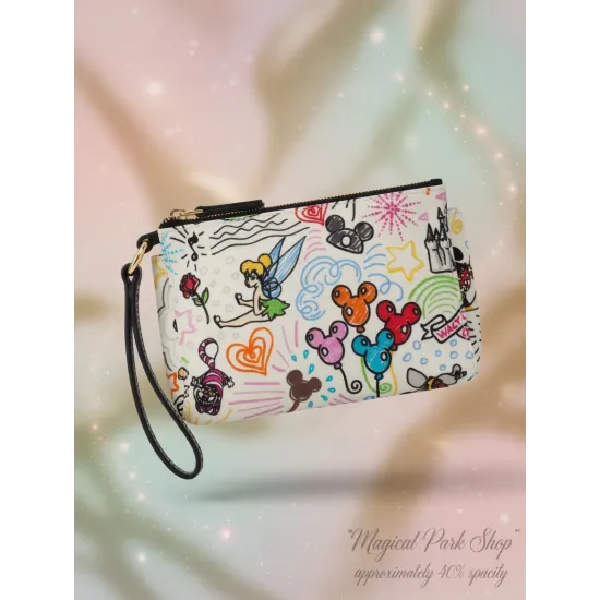 Dooney & Bourke x Disney Sketch Zip Pouch
