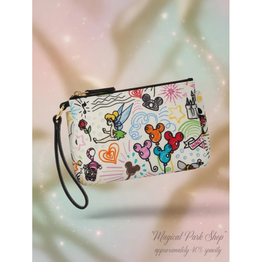 Reißverschlusstasche Dooney & Bourke x Disney Sketch