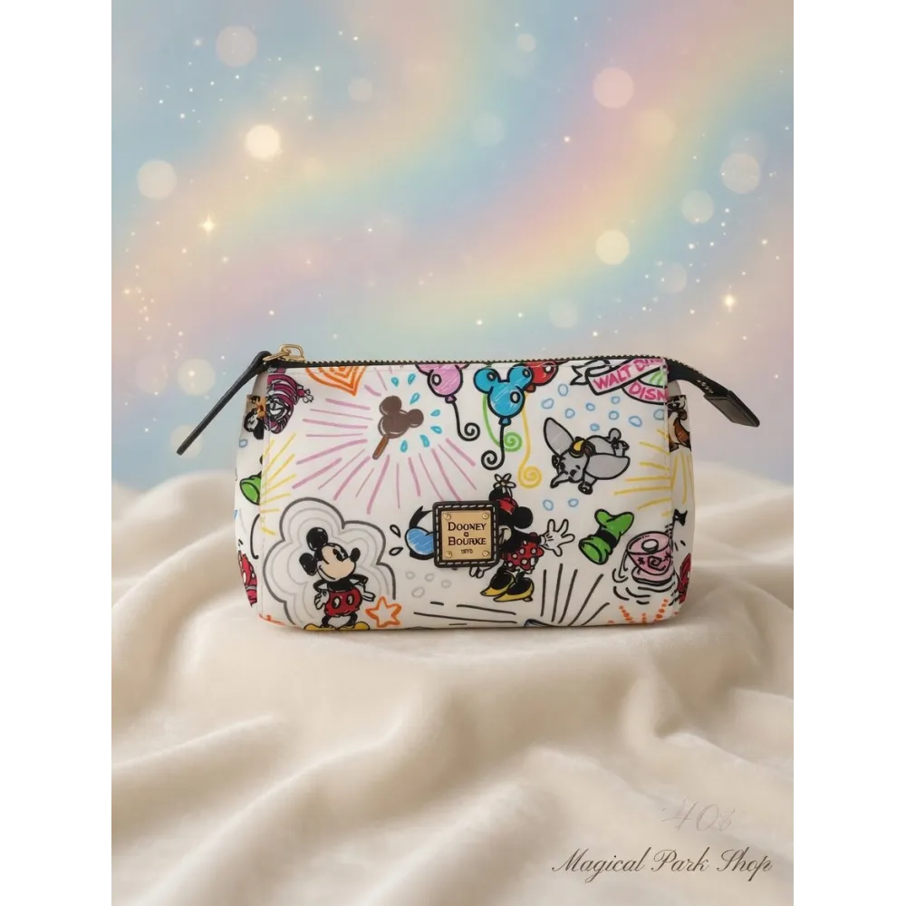 Reißverschlusstasche Dooney & Bourke x Disney Sketch