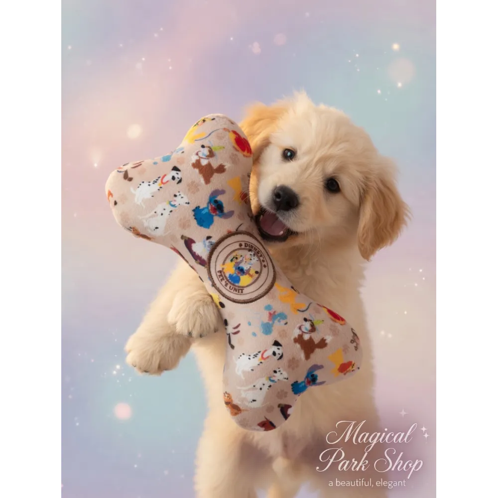 Disney Pets Unite Spielzeug für Hund – Plüschknochen Disneyland Paris
