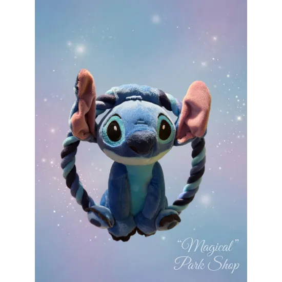 Disney Stitch Dog Toy – Plush & Rope - Disneyland Paris
