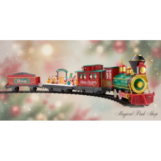 Disney Christmas Train – Illuminated Mickey & Friends Locomotive Track Disneyland Paris
