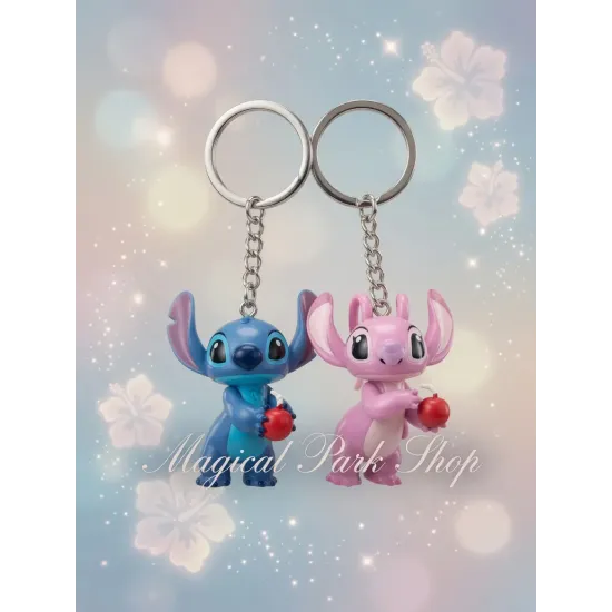 Llavero Doble Stitch y Angel Disney  –Disneyland Paris