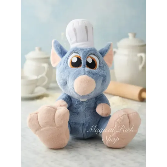 Disney Pixar Big Feet Stuffed Animal Rémy - Ratatouille Disneyland Paris