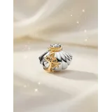 Charm Pandora Princesses Disney Ariel Shell and Synthetic Diamond