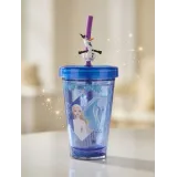 Frozen Elsa, Anna and Olaf Straw Cup Disneyland Paris