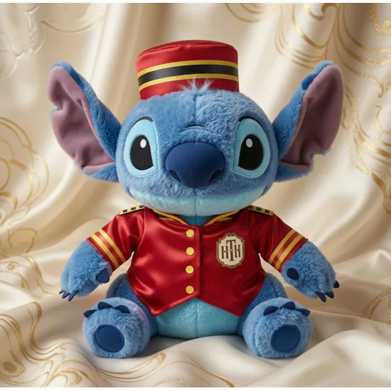 Disney Plush Stitch HOLLYWOOD TOWER HOTEL Disneyland Paris