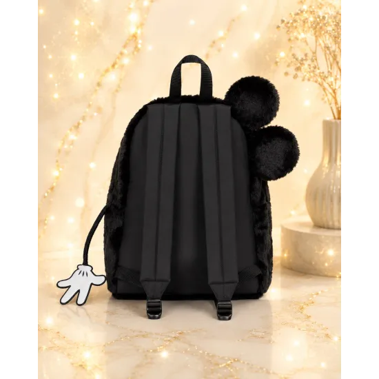 Mochila Disney x Eastpak Mickey Peluche Negra -Colaboración Disneyland Paris