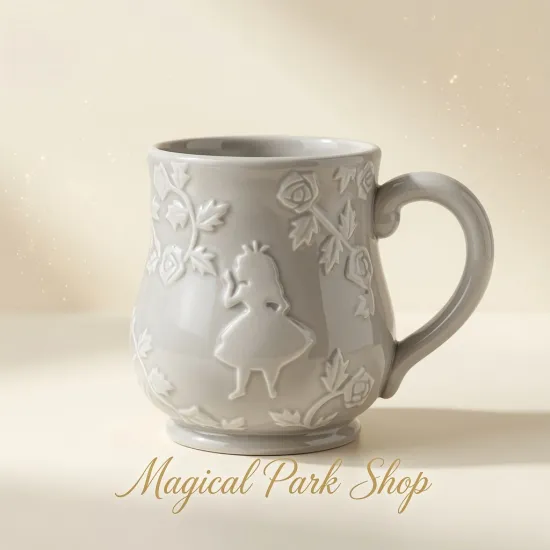 Taza Disney Home Alicia en el País de las Maravillas de Cerámica en Relieve