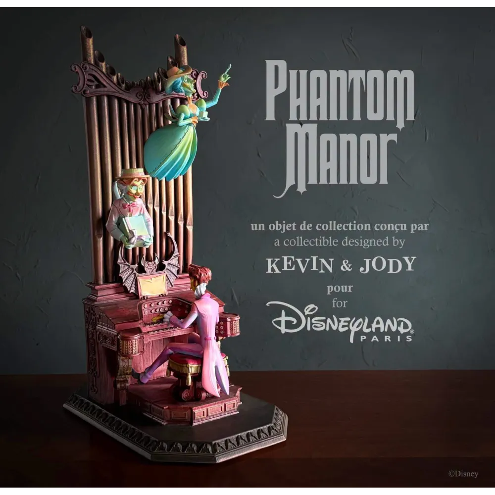 Figurine des Organisten Phantom Manor von Kevin und Jody Disneyland Paris