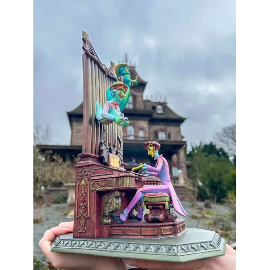 Figura de organista Phantom Manor de Kevin y Jody Disneyland Paris