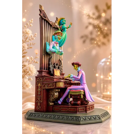Figura de organista Phantom Manor de Kevin y Jody Disneyland Paris