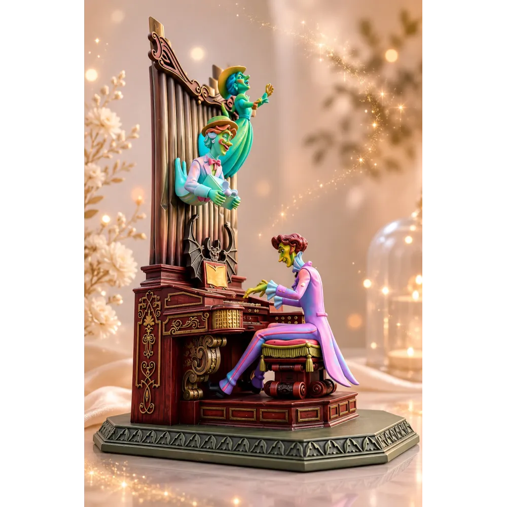 Figura de organista Phantom Manor de Kevin y Jody Disneyland Paris