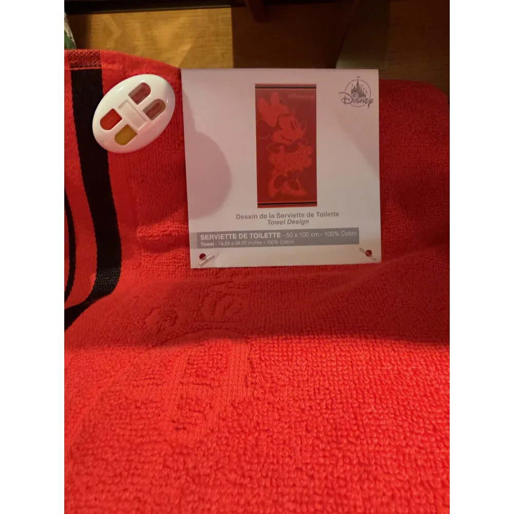 Disney Serviette de toilette Minnie Disneyland Paris