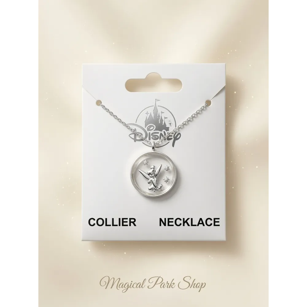 Collar Hada Tinker Bell Medallón – Óxido de Circonio