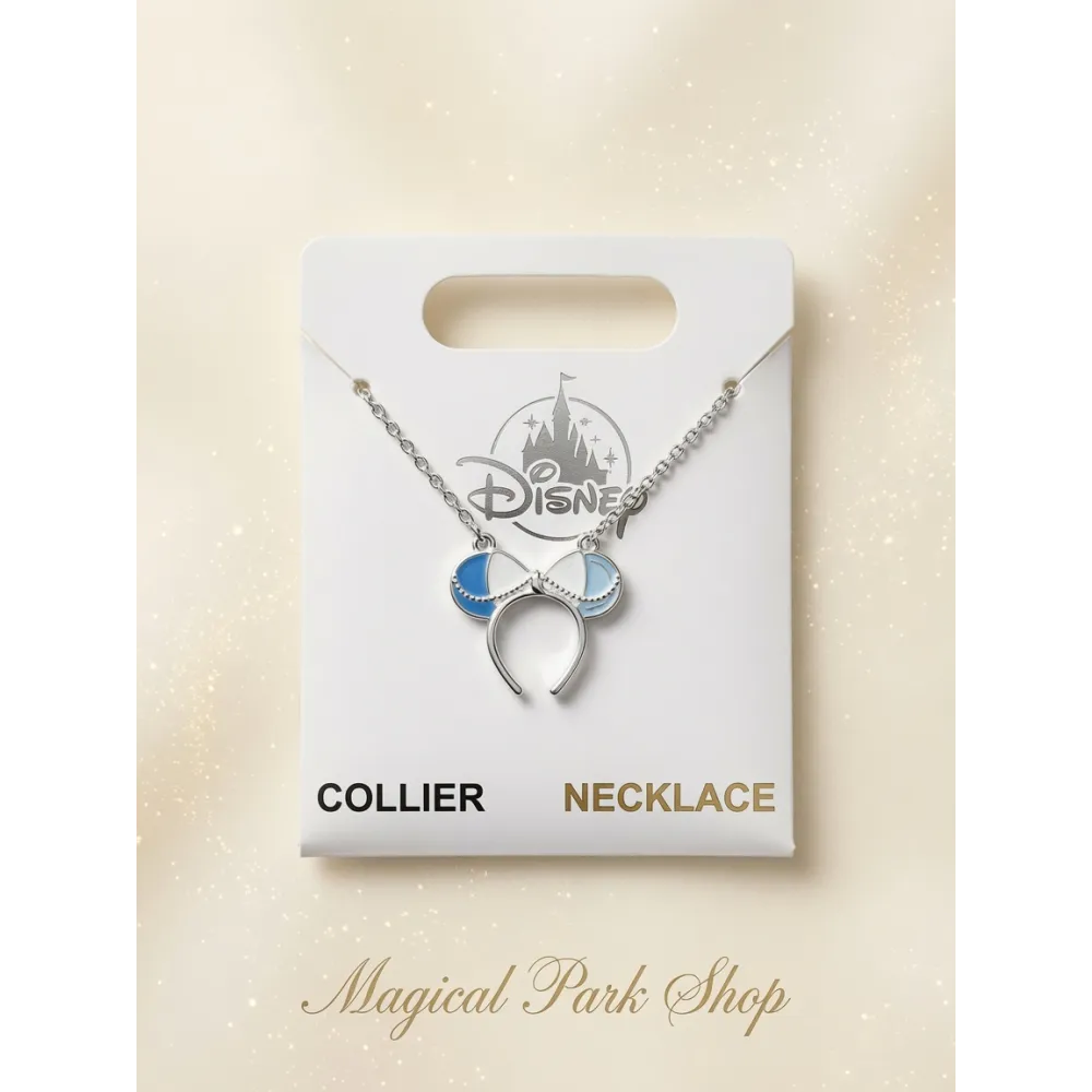 Collier Serre-Tête Minnie Bleu – Disneyland Paris Officiel