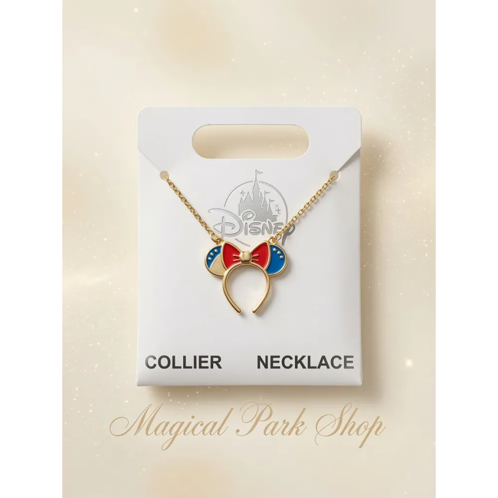 Classic Minnie Headband Necklace – Official Disneyland Paris