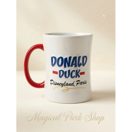 Taza Donald Duck Rayada – Disneyland Paris