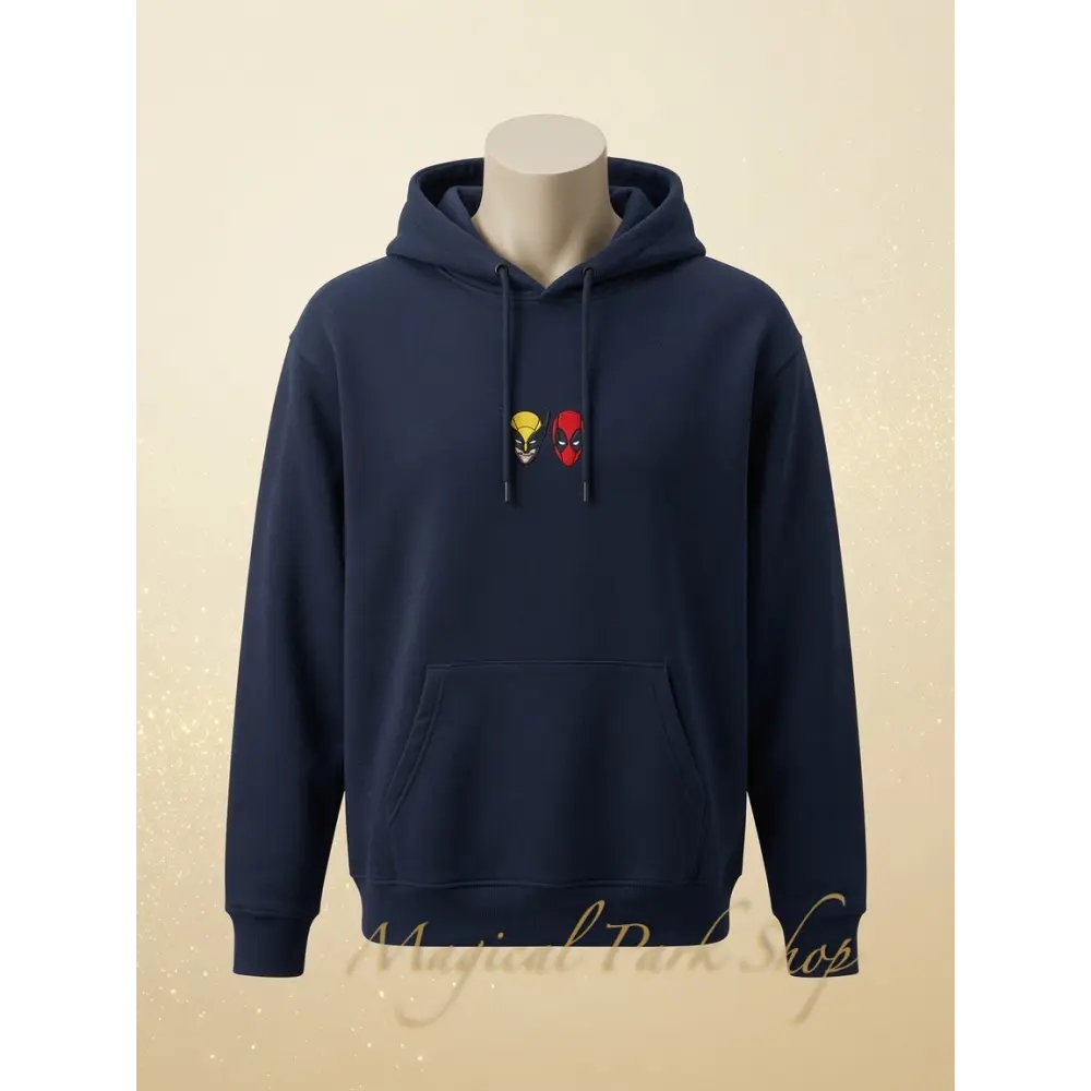 Bestickter Marvel Hoodie Wolverine & Deadpool Disneyland Paris