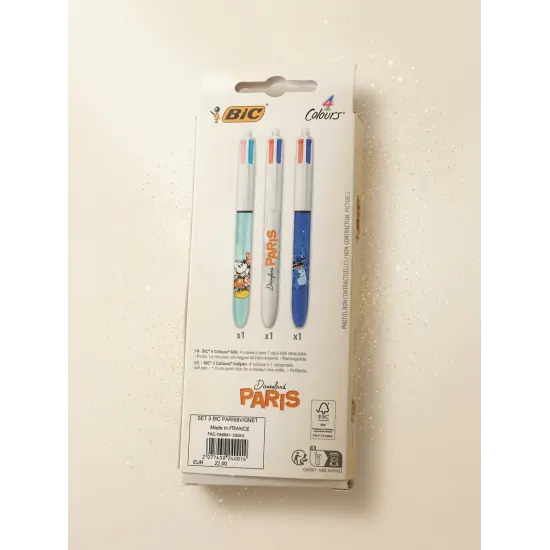 Disney 3-pack of Bic pencils Disneyland Paris